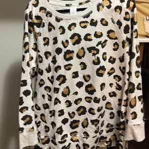 Leopard print sweatshirt